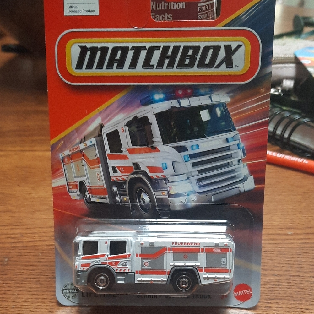 Match Fire Rescue Vehicle - Red, White, and Black